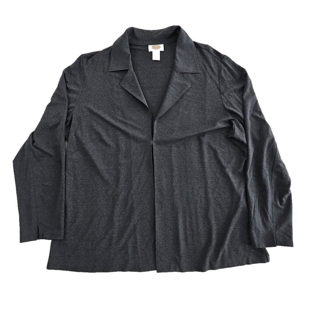 Talbots Woman Rayon Blazer Size 2X Long Sleeve Latch Closure EUC Officewear